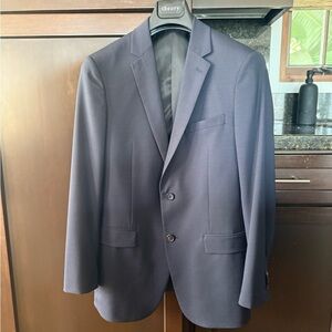 Navy Theory Wellar Blazer in Stretch Wool